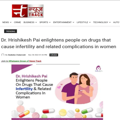 Dr. Hrishikesh Pai news on newstrack
