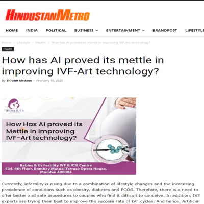 babies and us fertility center news on hindustan metro